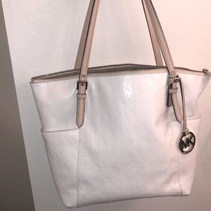 Gloss White MICHAEL KORS Purse